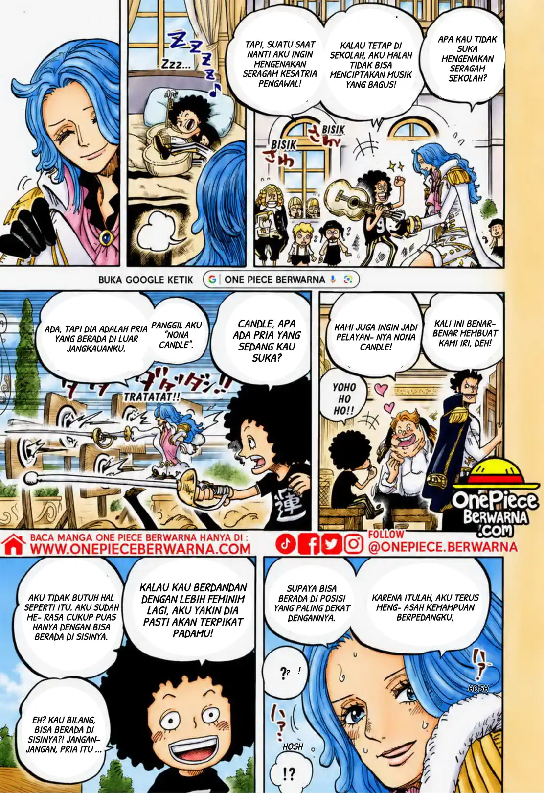 One Piece berwarna 1185 1186 1187 bahasa indonesia